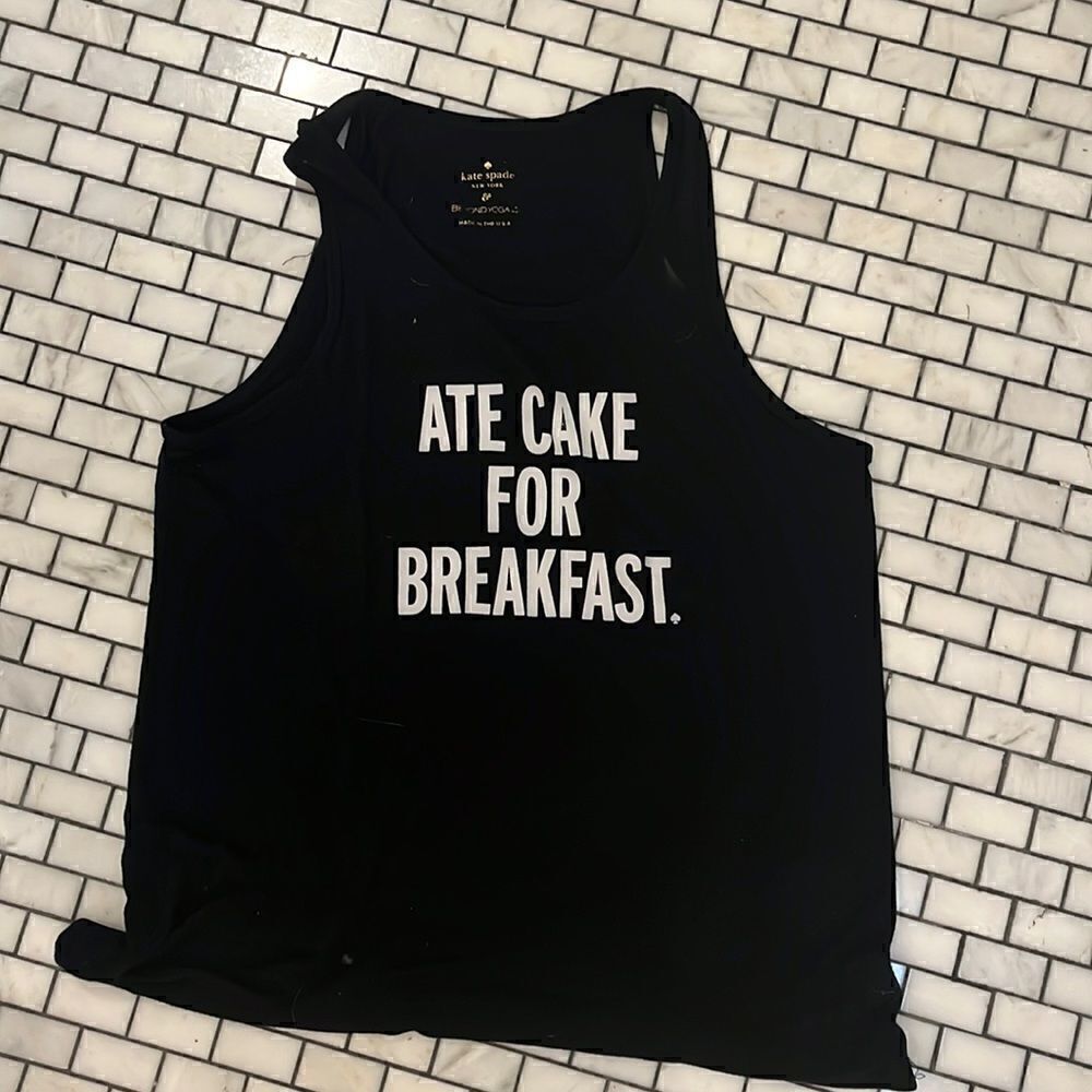 Kate Spade Ate Cake for Breakfast tank top size XS
